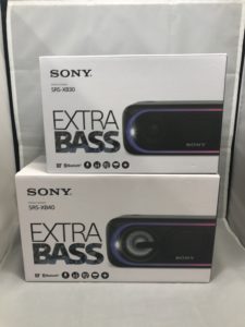 買取り堂　SONY　ワイヤレススピーカー　SRS-XB30　SRS-XB40